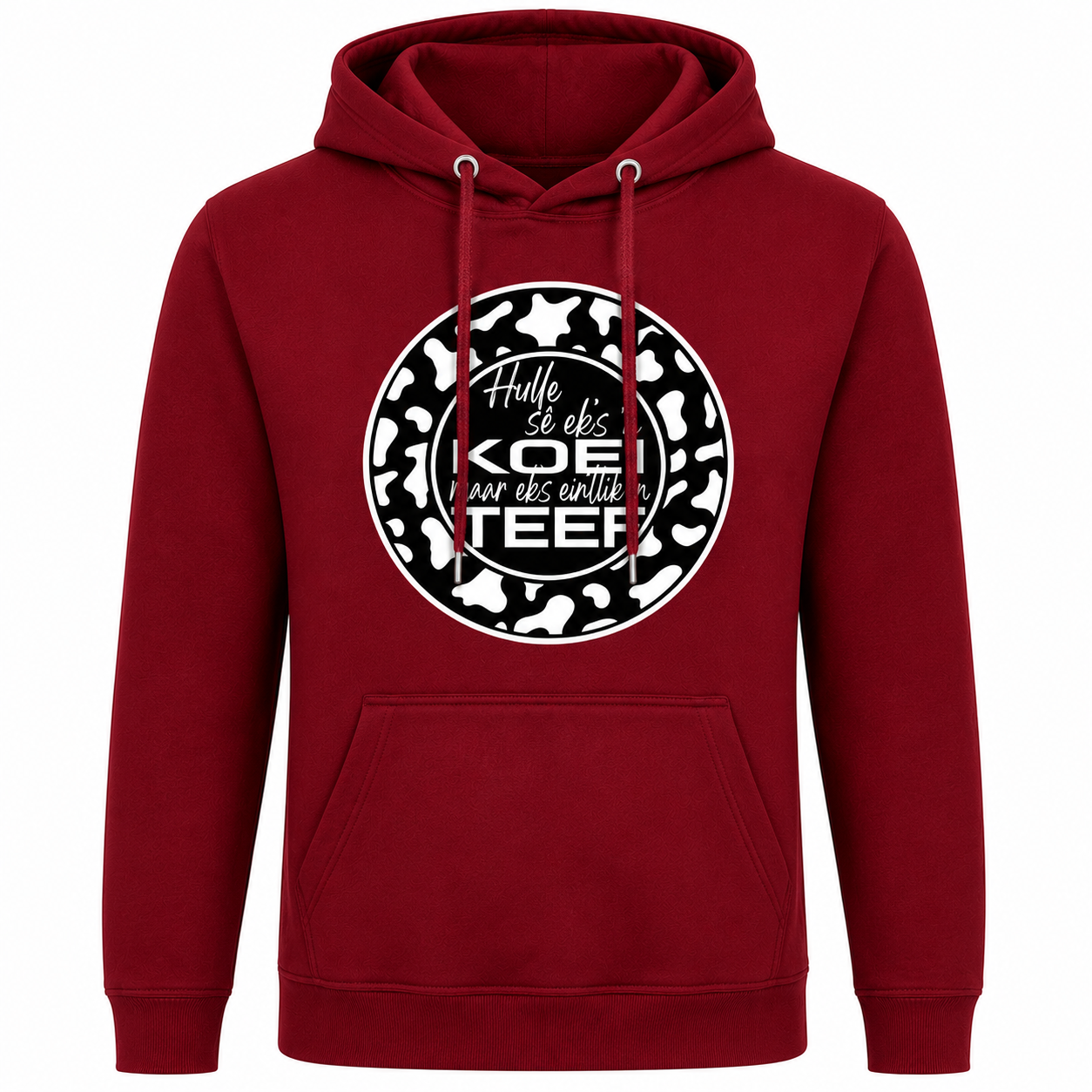 Koei, maar Teef Vrytrui - Rooi