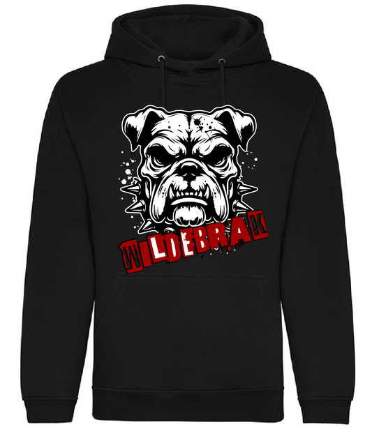 Wildebrak Bulldog Hoodie - Swart