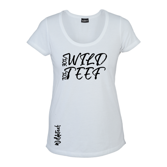 30% Wild 70% Teef - Wit